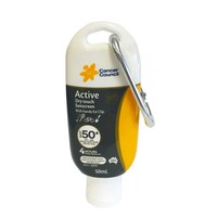 Cancer Council SPF50+ Active Ezi Clip Sunscreen (Squeeze Bottle) - 50ml