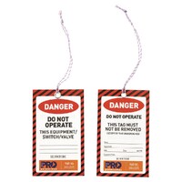 Danger Sign Safety Tags - Pack of 100