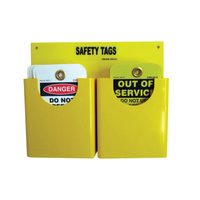 Cirlock Safety Tag Holder (2 Pockets) - 200 x 180mm