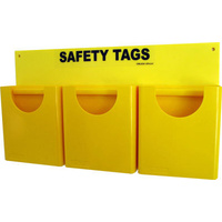 Cirlock Safety Tag Holder (3 Pockets) - 330 x 180mm