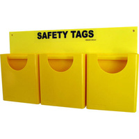 Cirlock Safety Tag Holder (3 Pockets) - 200 x 375 x 25mm