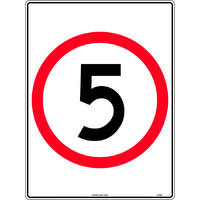 5 in Roundel Safety Sign (Metal) - 600 x 400mm