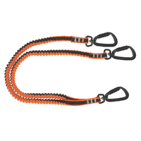 LINQ Twin Tail Tool Lanyard w/ 3 x Double Action Karabiner