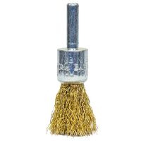 Taipan Spindle Mount End Brushes (Crimped Brass-Coated Steel) - 17mm