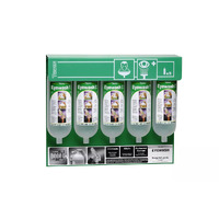 Tobin Wall Stand - 5 Bottle System w/  5x 1000mL Sterile Saline Bottles