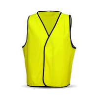 Fluro Yellow Non-Reflective Safety Vest (Day Use )