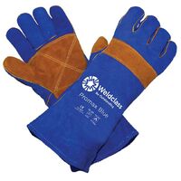 Welding Gloves 400mm- Standard Pairs (Blue & Gold)