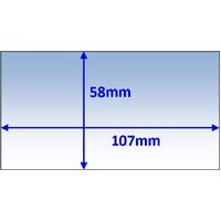 Clear Lenses for Auto Helmets - Inner (107 x 58mm)