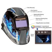Fire Metal Welding Helmets - Promacx 350