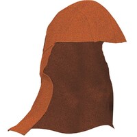 Chrome Leather Welders Cap w/ Nape