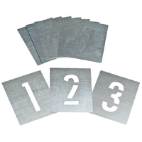 Zinc Stencils - Letters and Numbers